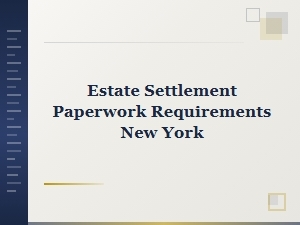 Estate Inventory Checklist New York Requirements